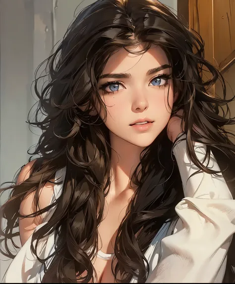 ((((masterpiece, best quality, high resolution)))), Extremely detailed 8K, Beautiful girl with slender body, (Ultra HD, Ultra-detailed, Highly detailed, Highly realistic, Ultra-realistic, photograph realistic), (1girl:1.5), (Realistic blonde hair with dark...