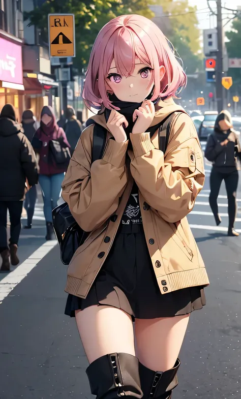 ( Surreal, Hi-Res), ( one girl playing pranks),(),( very detailed美しい顔), amazing face and eyes, (Best Quality:1.4), ( very detailed), ( very detailed CG integration 8k Wallpaper), very detailed, Hi-Res raw color photo , professional photo shoot, Real...