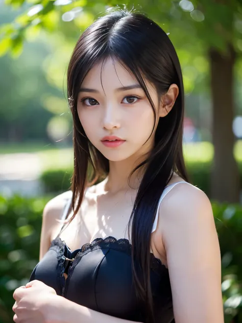 (BEST QUALITY, MASTERPIECE, ULTRA HIGH RESOLUTION, (PHOTOREALISTIC:1.4), RAW PHOTO, DEPTH OF FIELD,PROFESSIONAL LIGHTING), (1girl, (((15-years-old))), the most famous Japanese-idol), ((wearing The most expensive and most fashionable clothes):1.3), ((extrem...