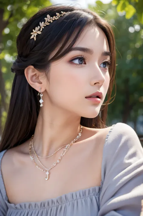 (masterpiece: 1.3), ( Juliet sleeve 1 girl with idiot hair : 1.2), (Ultra HDTV: 1.2), cinematic light , Ultra HDTV, ( detail eyes and skin), ( detailed facial features), NFSDW , 8k resolution, sharp concentration: 1.2, perfect style, Facial beauty, ...