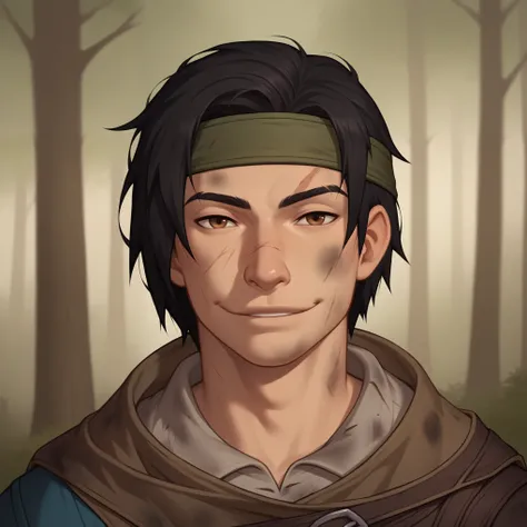 (((beautiful, high quality, detailed face))), score_9, score_8_up, score_7_up, break, male adventurer, rpg rogue, lanky, gangly,...