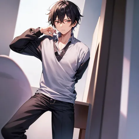 Co-star: Takagi Keito

Age: 27

Profession: Freelance photographer

Appearance: Tall, slender, and cool. With short black hair and dark brown eyes, he exudes an intellectual vibe. He always wears simple clothes and exudes a somewhat mysterious air.