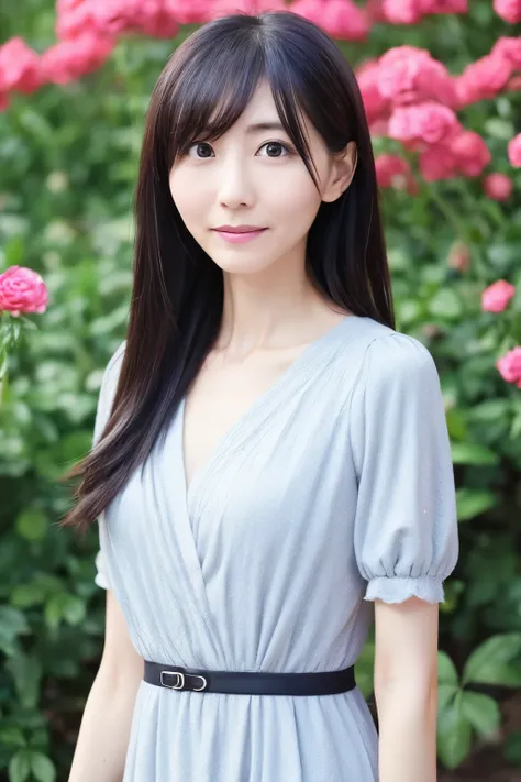 Photogravure, 1girl, a Japanese woman, 40 years old, slender body, very thin waist, cute face, detailed face, detailed eyes, various hair, various dress, various background, portrait photo