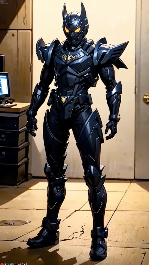 (masterpiece:1.5, best quality:1.5, extremely delicate:1.5), ((male:1.5)), a man wearing a full-face helmet, green eyes, fantasy-style high-tech biomimetic armored combat suit, (a composite layered chest armor), the design balances heavy with agility, full...