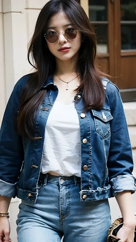 Big Breasts　Denim jacket