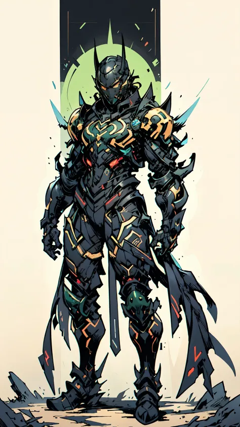 (masterpiece:1.5, best quality:1.5, extremely delicate:1.5), ((male:1.5)), a man wearing a full-face helmet, green eyes, fantasy-style high-tech biomimetic armored combat suit, (a composite layered chest armor), the design balances heavy with agility, full...