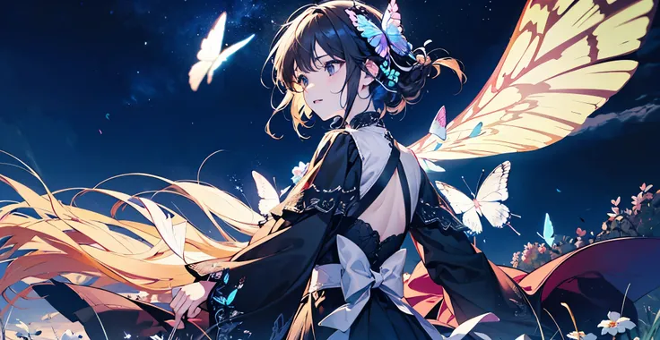  Nah-Nah-Nah-Nah ,I fly free！
 Nah-Nah-Nah-Nah ,I fly free！I fly free！

【Verse 1】
 Im flapping my wings because Im a butterfly
Does not lose its brilliance even in the dark
I want to fly in this sky tomorrow too
I want you to watch over me softly 

【Verse ...