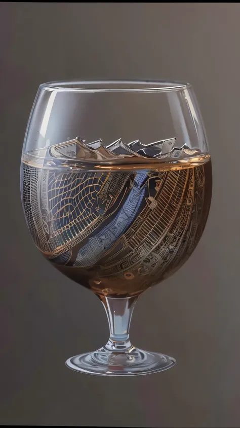 ((Best Quality)),( ultra high resolution),(Super detailed),( detailed description ),(( best CG )),(masterpiece), Highly Detailed Art ,( Art with Precise Details:1.5), Galaxy in a Wine Glass ,  Shake a Wine Glass 