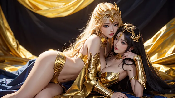 Saint Seiya: Beautiful Gemini Girl in the Golden Coat　armor　 cute　　Erotic