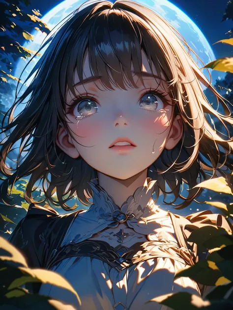                                                  Portrait of a beautiful girl in a fantastic world      .  Depiction of standing with your whole body on a    ,                 beautiful eyes 、 All the details        , Soft light, masterpiece, Best Quality ...