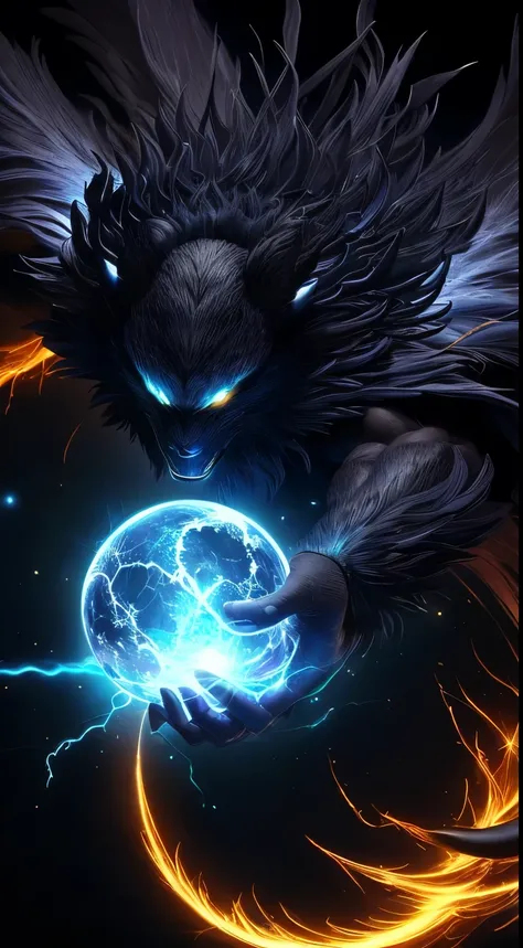 "Create something highly detailed, Best Quality, A high-resolution masterpiece depicting a non-humanoid Umbral Elemental that emits black energy....." Perfect Shadow, High-quality shading, Photorealistic,