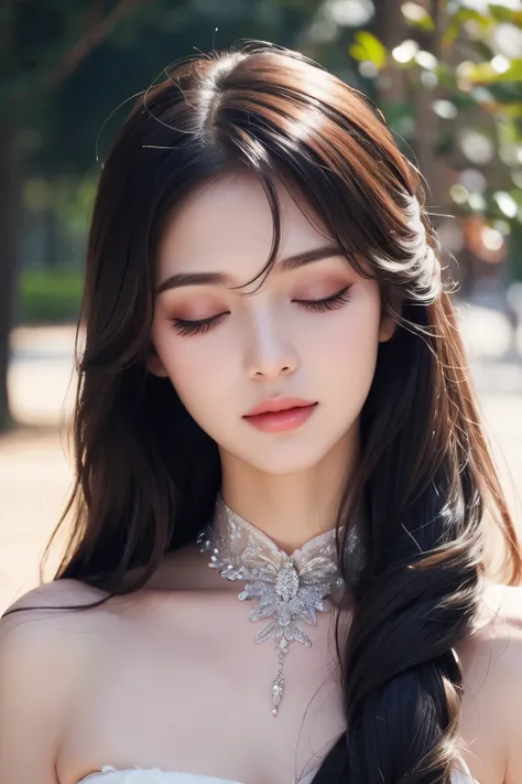 Darker eyelashes, longer eyelashes, longer eyelashes,Beautiful woman with closed eyes、 long lashes、Beautiful woman with closed eyes, long and beautiful eyelashes, eyelash model