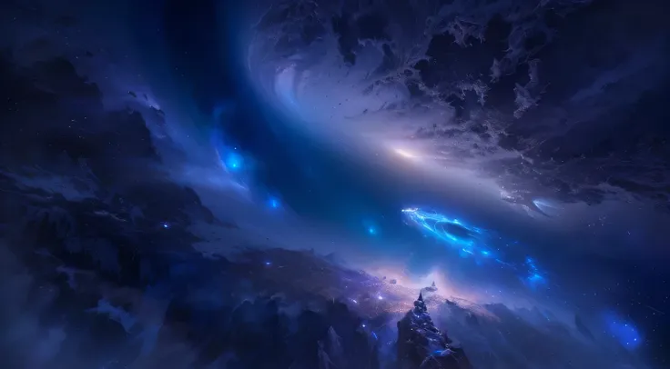 there is a very large black hole in the sky with a star, 4k highly detailed digital art, inspired by Christopher Balaskas, jessica rossier fantasy art, inspired by jessica rossier, lost in the milky void, by Christopher Balaskas, 8k resolution concept art,...