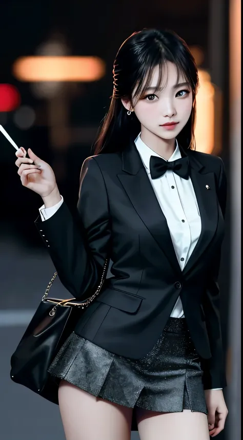 top-quality, ​masterpiece, 1girl in, beautiful countenance, (photographrealistic:1.3), Rim Lighting, (High Detail Skins:1.2), 8K UHD, Digital SLR, hightquality, hight resolution, 4K, 8K, bokeh dof, absurderes, best ratio four finger and one thumb, (realisi...