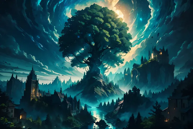 In the subtropics, a steep mountain with a variety of trees, tall trees, at the top of the mountain there is a dark gray palace built of stone, with stone grain and gray walls, Climbing up the hill, I would find a small dormitory where the main character, ...