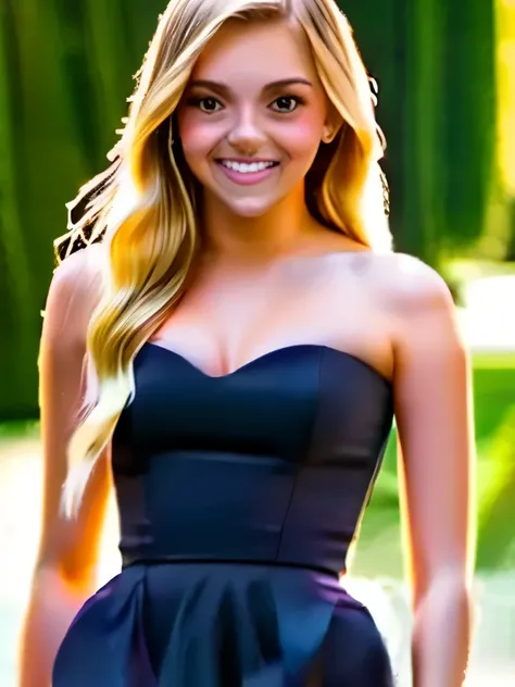 arafed woman in a colorful dress posing for a picture, sydney sweeney, gorgeous female samara weaving, scarlett hooft, cute seductive smile, beautiful and smiling, young scarlett johansson, samara weaving, attractive girl, beautiful blonde girl, cute young...