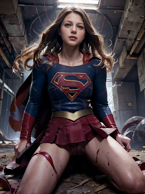 (masterpiece), best quality, expressive eyes, perfect face,((surprised melissa benoist open thighs manspread sitting urination)),((supergirl open thighs urination),(puffy nipples),((detailed vagina)),(shoot from below),(wind from below),city sky,(The light...