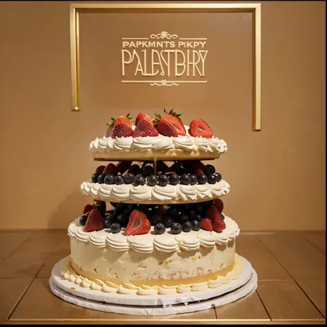 Cake and pastry poster