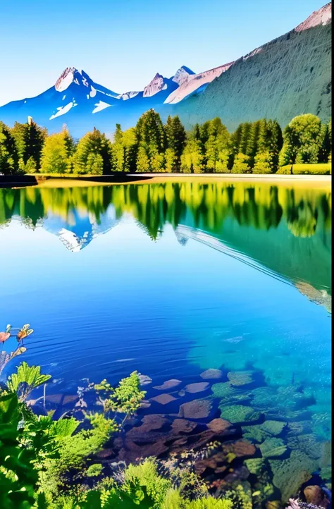 a close up of a lake with a mountain in the background, stunning nature in background, majestic nature scenery, very beautiful scenery, nature scenery, really beautiful nature, very very beautiful scenery, nature in all its beauty, very very very beautiful...