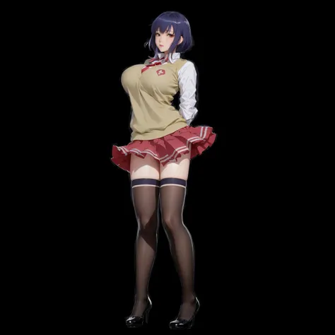  Anime girls wearing short dresses and stockings pose for a group photo,  Akana Aoi Dangun Discussion , Yandere. High target, Misato,  Makoto Naegi from the bullet theory ,  from Overlord , Hinata Hinata,  Gapmo Yendl,  Gapmo Yendl grimdark, Yandere, Yande...