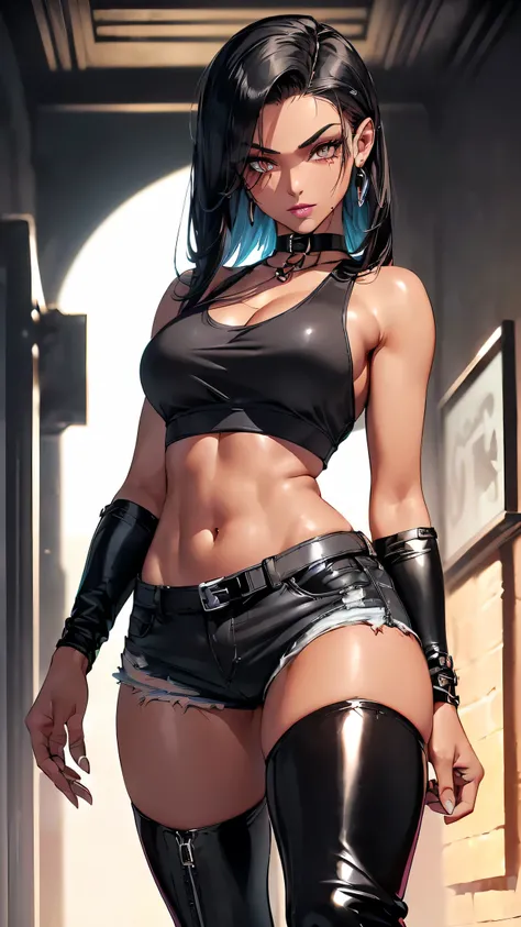 



 DIGITAL art, 4k, 3d final fantasy 7 remake 3d cgi, (((masterpiece)),(realistic anime ),(highly detailed), 4K, high resolution, Sexy twenty one year old gorgeous latina mixed indian 1mature woman named luna chained up in prison cell, extremely beautifu...