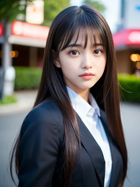 (Best-quality, Masterpiece, Ultra-High-Resolution, (Photorealistic:1.4), Raw Photo, depth of field, professional lighting), (1girl, (((15-years-old))), the most famous Japanese-idol), (loveliest face), ((loveliest round dark-eyes)), (((extremely realistic ...