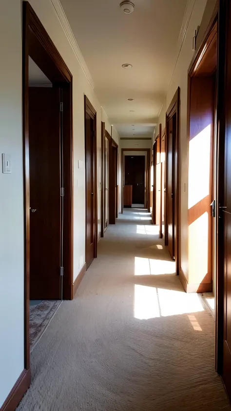 Corridor, room, bright