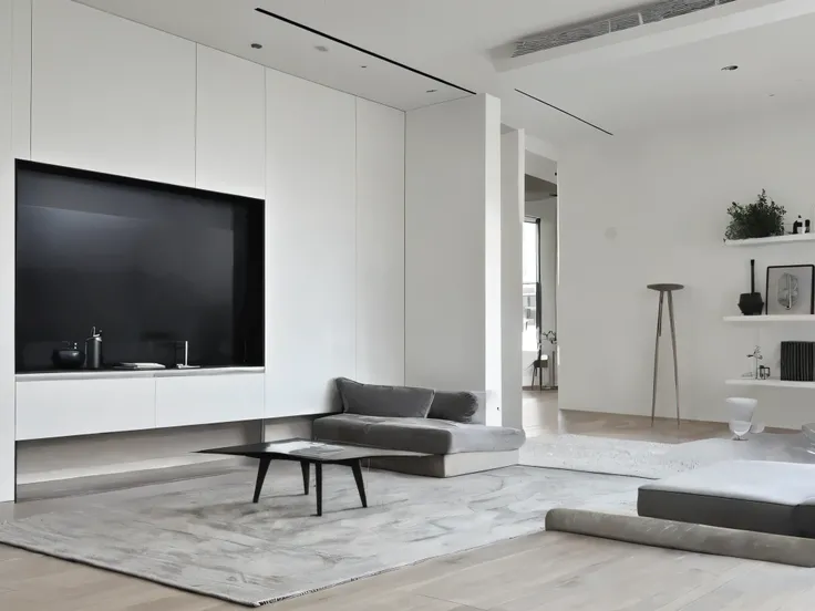 interior design in a minimalist style