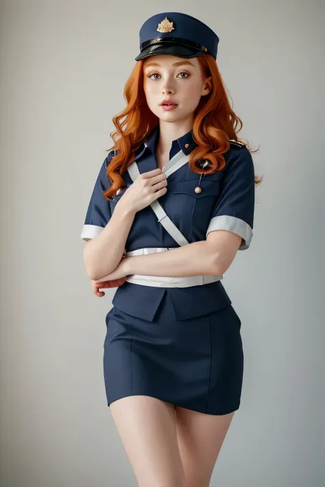 1girl in, age21, madelaine petsch, photo of perfect woman, 5'3", solo, aesthetic artwork, (irish  redhead, wavy ginger hair, sho...