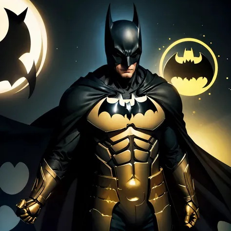 chiense batman, golden details