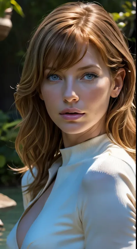 Kelly Reilly, clear face, detailed face, realistic, nude