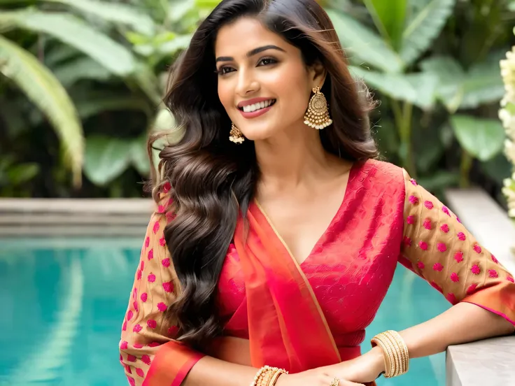 Meet Ananya Kapoor: A 32-year-old Indian influencer who radiates elegance and charm, reminiscent of the timeless beauty of Sushmita Sen. With her captivating smile and impeccable style, Ananya has become a sensation on Instagram. She effortlessly blends tr...
