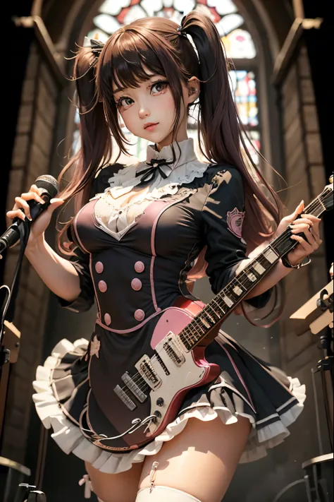 High school girl blazer、uniform、 Red Check Knee Length Skirt、 long skirt、JK Style、 jacket、smile、 knee-high socks、 thigh high socks 、 pantyhose、Superb beauty 、Super cute、ennui、 Rare Beauty 、 twin tail hair、 Dark Dark Eye Shadow 、 sad、Skin radiance、 Long Hai...