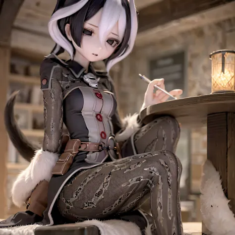  Made in Abyss 2 Meters Ozen,  Beautiful Attention to Details ,  Beautiful Lip Details , Highly detailed eyes and face, Long eyelashes,  Skillfully Crafted Machine Body , device, pipe, Wire,  Highly Detailed Metal Parts , advanced technology, Futuristic, C...