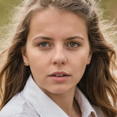 photo portrait en gros plan en très haute résolution d&#39;une femme ana de armas portant une robe longue debout dans l&#39;océa...