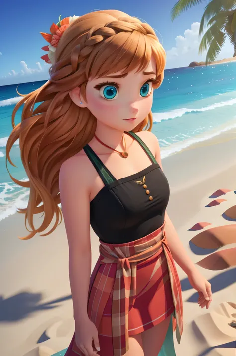 girl The beach Anna