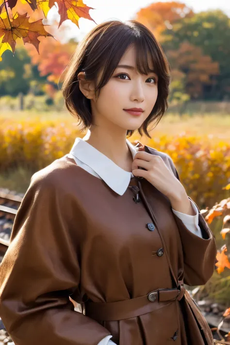  1 girl, A very beautiful portrait of a Japanese singer, (Fashionable fall outfits:1.2),
(RAW Photo Best Quality), (Realistic, Realistic:1.4), (masterpiece), 
 very detailed , 2k wallpaper, wonderful, finely,  very detailed ,  CG Unity 8k Wallpaper ,  very...