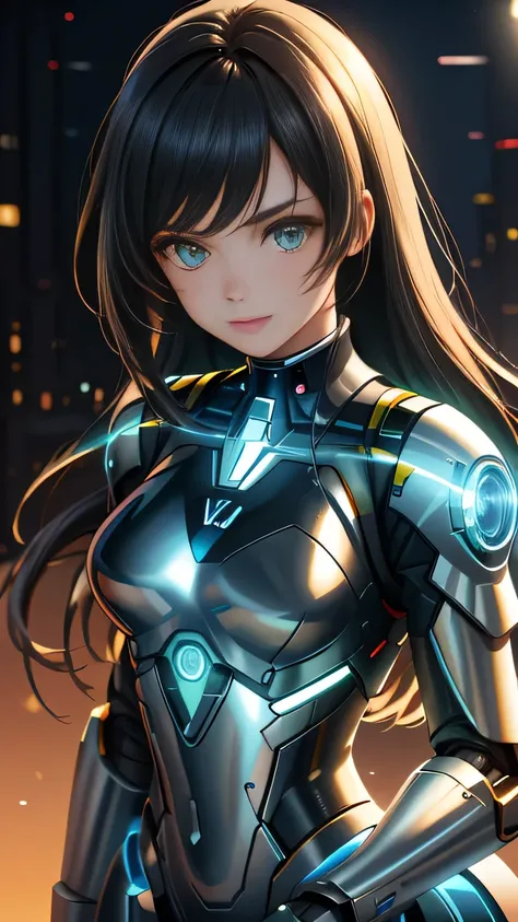 ((Highest quality)), ((masterpiece)), 8K quality, (detailed), High Resolution Skins:1.3, Realistic skin texture, full body, slim figure, (smile), close mouth, Natural Makeup, fluffy short hair, Messy Hair, Looking at Viewer, (Upper body from thighs up), sh...