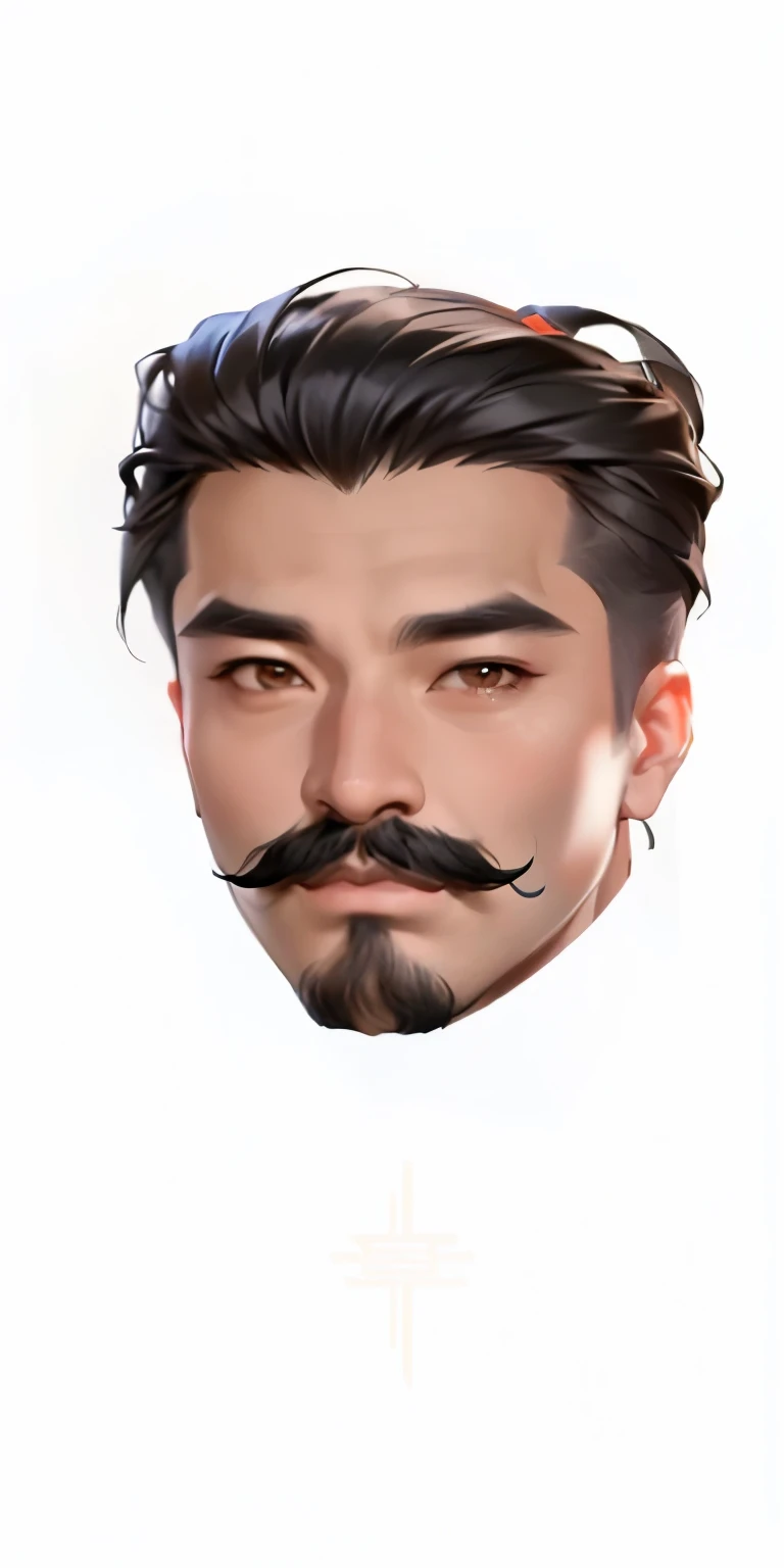 arafed man with a mustache and a moustache on his face, inspired by Dong Yuan, inspired by Jang Seung-eop, inspired by Wu Bin, inspired by Wu Daozi, inspired by Xie Huan, inspired by Zhu Derun, inspired by Guan Daosheng, inspired by Zhao Yuan, inspired by ...