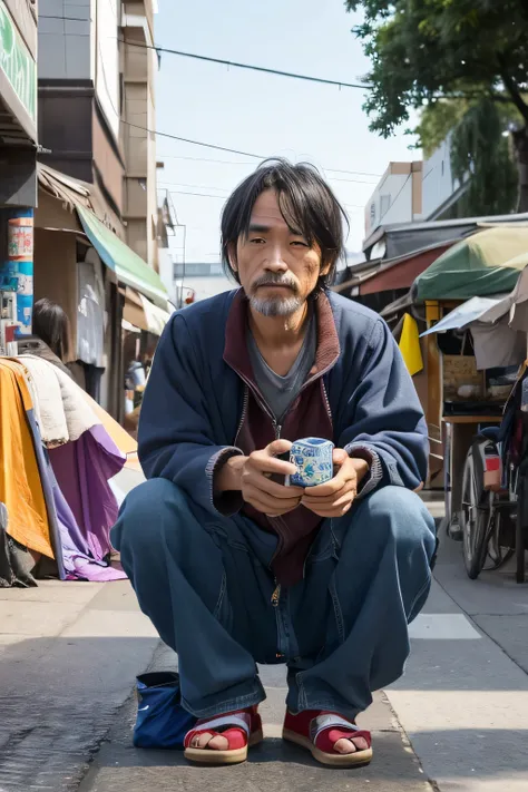 Isaka Taiyo 　38 years old　 homeless 　, but 。 and looks old for 。 was a brilliant person who graduated from the former University of Tokyo at the head 、 he doesnt get used to working as a member of society 、 doesnt get a job 、 now he draws illustrations as ...