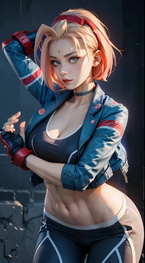 Sakura haruno is very hot. busty. cutout. production