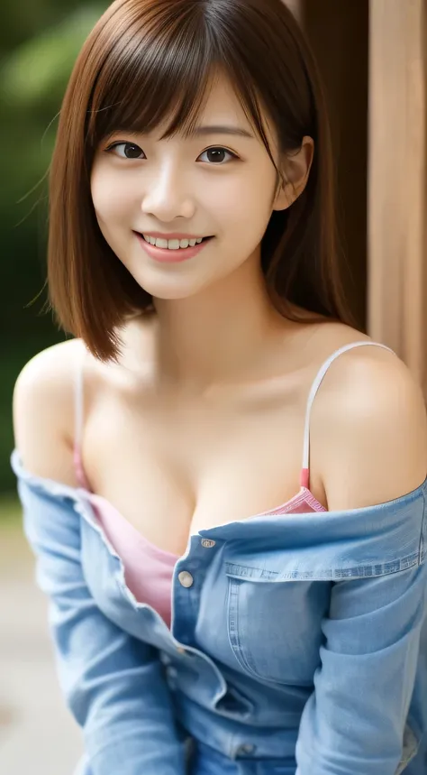 masterpiece,best quality,(Japanese girl),((Beautiful girl)),cleavage,(off shoulder:1.2),(perfect body beauty:1.2),(shy smile),From slightly above