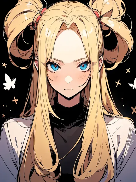 (area shot: 1.3), solo, upperbody, 30 years old, blonde rolling hair, big forehead, woman with a hand mirror, darkness, bible, mythology, (I am the main character: 1.3), (manga style), (sketch), (illustration),