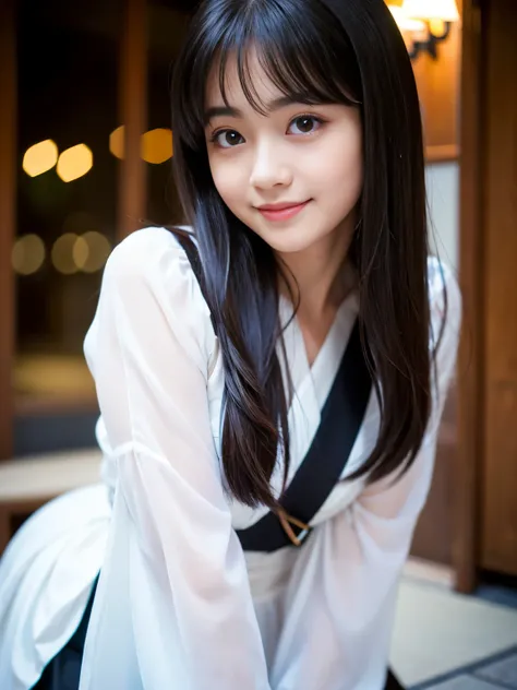 (BEST QUALITY, MASTERPIECE, ULTRA HIGH RESOLUTION, (PHOTOREALISTIC:1.4), RAW PHOTO, DEPTH OF FIELD,PROFESSIONAL LIGHTING), 1girl, (((15-years-old))), (((the most popular Japanese-idol))), (((extremely realistic loveliest-baby-face))), (((extremely realisti...