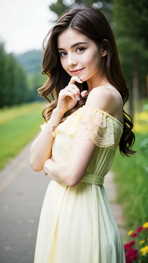  (Russian girl&#39;s face)、(Spectacular views)、( attractive woman)、(High-quality photos)、(smile)