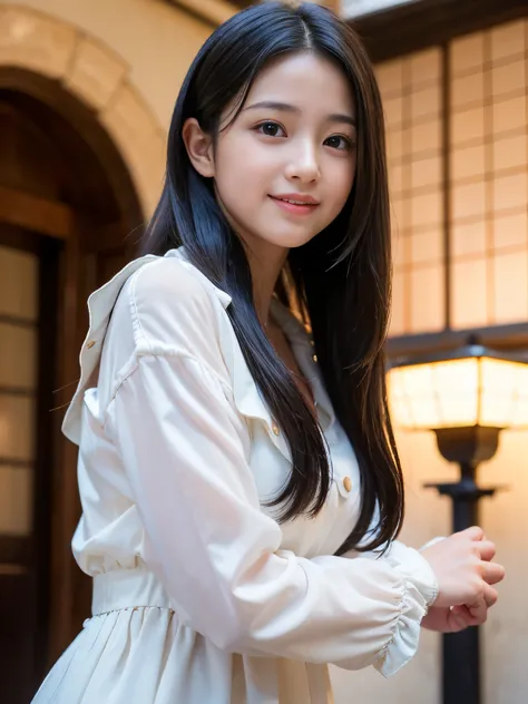 (BEST QUALITY, MASTERPIECE, ULTRA HIGH RESOLUTION, (PHOTOREALISTIC:1.4), RAW PHOTO, DEPTH OF FIELD,PROFESSIONAL LIGHTING), (1girl, (((15-years-old))), (((the most popular Japanese-idol))), (((extremely realistic loveliest-baby-face))), (((extremely realist...