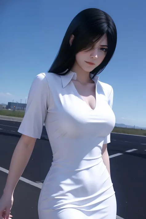 liangbing，Wet clothes， white dress，alpha clothes