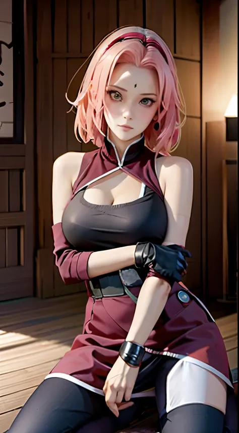 Sakura haruno is very hot. busty. cutout. production