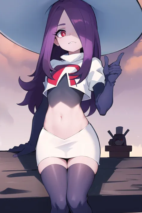 ((best quality)), ((highly detailed)), masterpiece, absurdres, (detailed eyes, deep eyes), (1girl), sucy_manbavaran, purple hair...