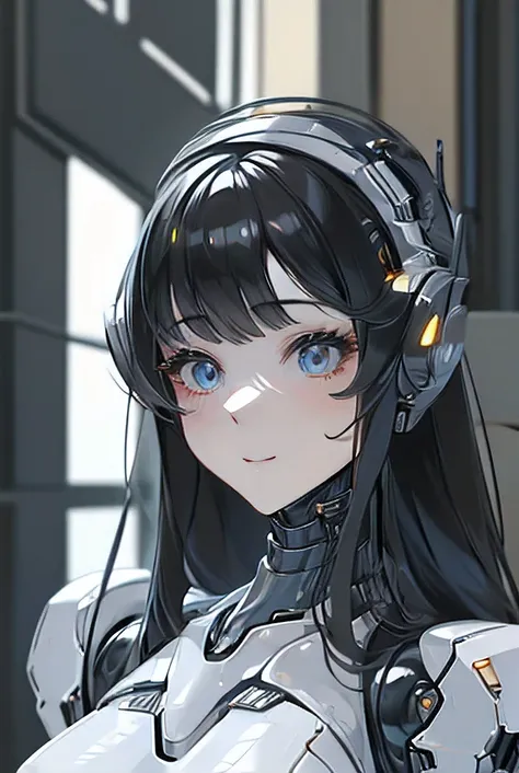 (masterpiece),(Highest quality),(Super detailed),(Best illustrations),(Best Shadow),(Absurd),(Detailed Background),(so beautiful), 16K, 8K, 4K,(Best Shadow),robotization,woman ,big bust,Robot Joint ,Metal skin,Black robot Suit,long hair,a black robot suit ...